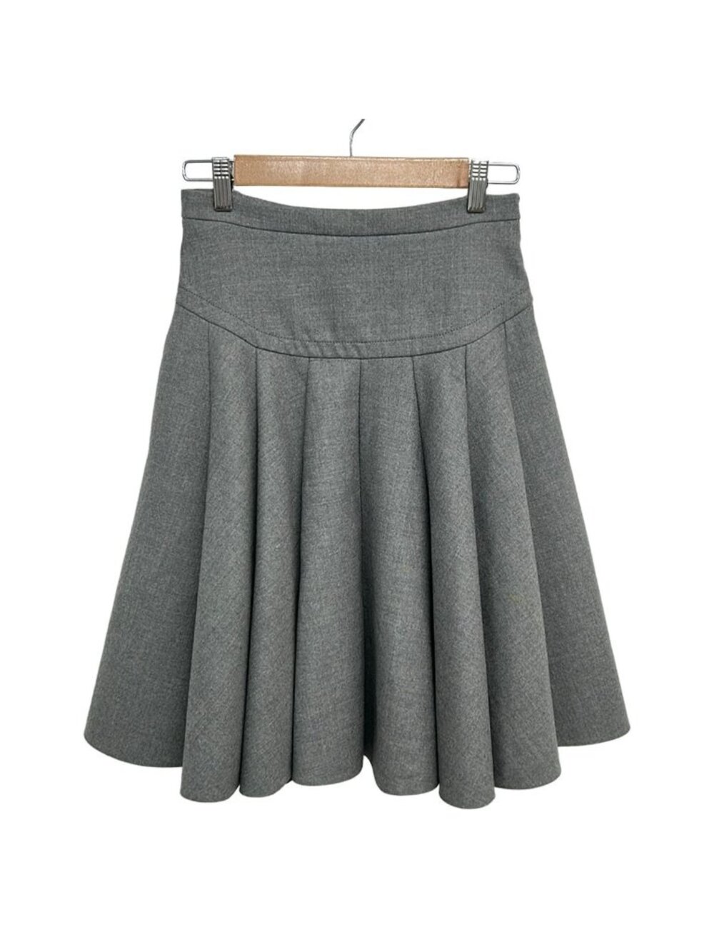 Miu Miu Skirt M Gray 40